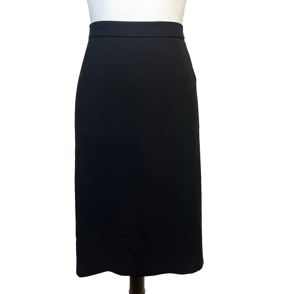 Le Suit Separates Skirt Plus size 22W Classic Black Straight Knee Career Lawyer